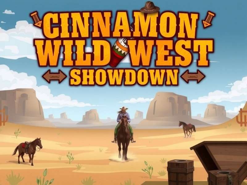 Cinnamon Wild West Showdown Game Cover Art Cinnamon Wild West Showdown Game Cover